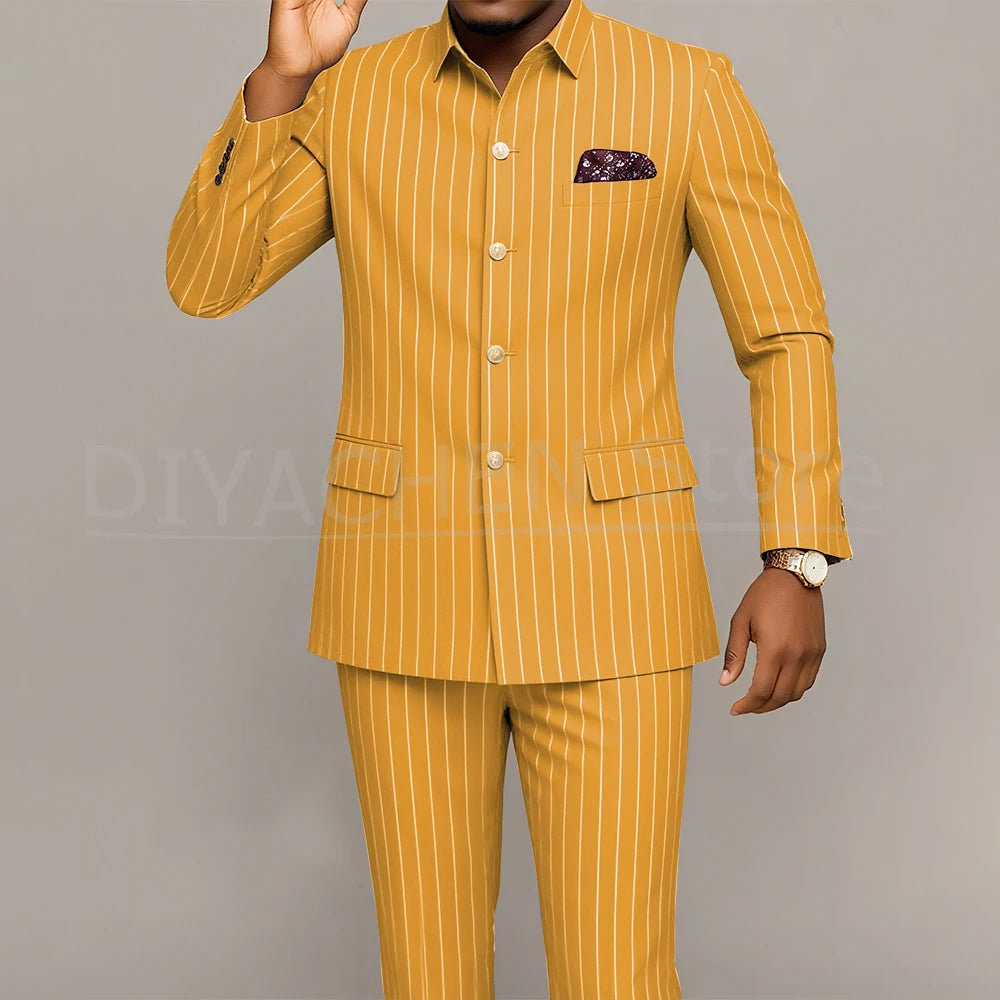 Costume Homme Slim Fit LAIDITYA – Simple Boutonnage, Style Smart Casual &amp; Sur-Mesure Artisanal