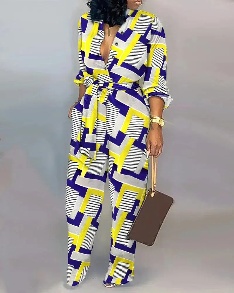 Combinaison Casual "Letter Print" Owner Girl – Collection All Season