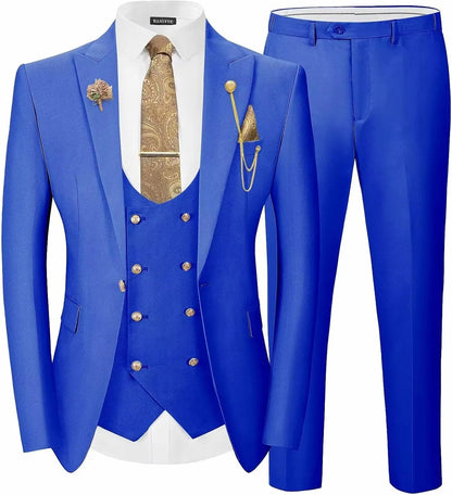 Costume de Mariage "Smart Casual" WSMDA – Simple Boutonnage, Coton &amp; Polyester Premium