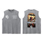 Darc Wolves Sport Vintage Washed Vest Tees Gym Bodybuilding Fitness Sleeveless T Shirts Basketball Workout Darcs Tank Tops