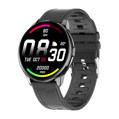 Montre connectée Y90 : GPS, suivi de la tension artérielle, santé et sport.