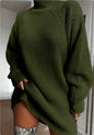 Robe Pull à Col Roule - collection Horizon