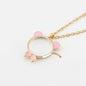 Collier Géométrique en Cuivre Premium – Style Chic Urbain &amp; Finition Galvanisée