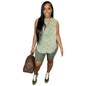 European And American Women's Clothing Printed Casual Suit