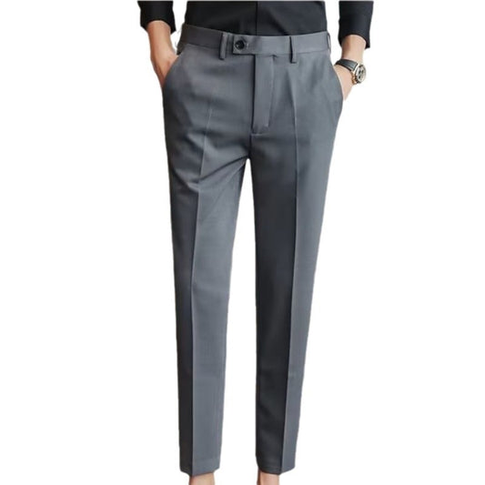 SpringAutumn Cropped Casual Pants For Men