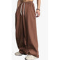 Loose High-street Designer-style Straight-leg Long Pants