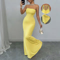 Robe bandage bustier dos nu tendance et moulante