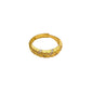 S925 Sterling Silver Brushed Woven Wheat Ear Ring For Women, Light Luxury Vintage Style, Heavy Craft Texture Twist Finger Ring