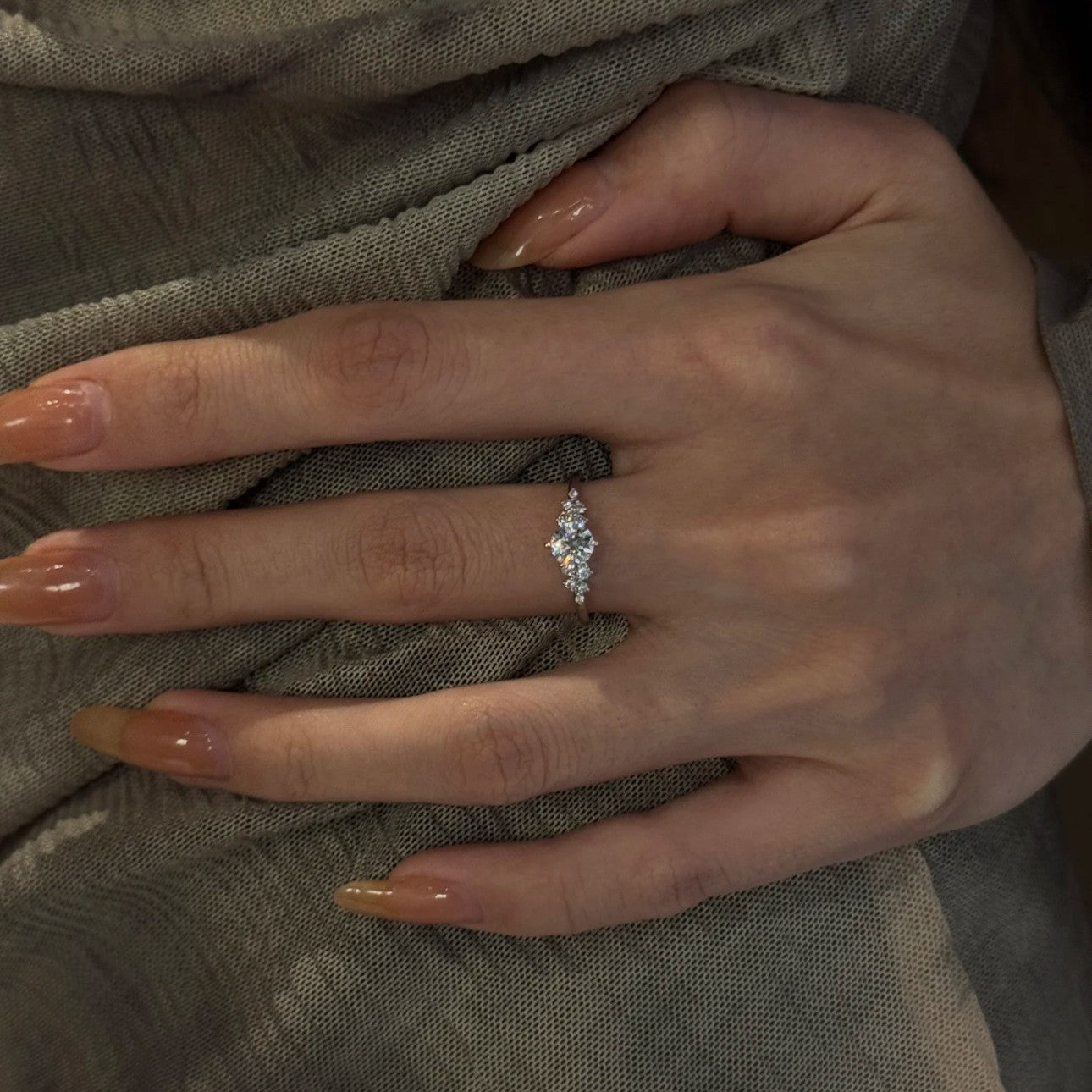 S925 Sterling Silver Berlin Love Letter Zircon Open Ring For Women, Luxury Shiny Zircon, Elegant & Versatile Commute Ring