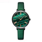 Womens Watch With A Small Dial And Leather Strap