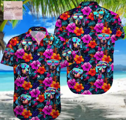Dog Lover Casual Printed Shirt