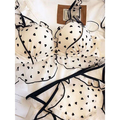Girls' Sexy Lingerie Women's Polka-Dot Lace Small-Chest Style