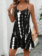 Casual Elegant Resort Date V-Neck Printed Mini Dress