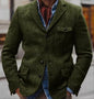 European And American Men's Herringbone Suit Jacket