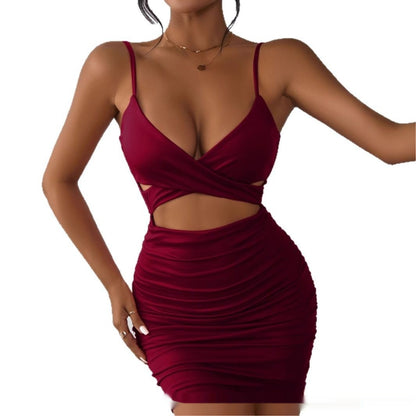 Women's Summer V-Neck Slip Dress