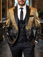 Men's Casual Loose-Fit Ombre Sequin Blazer