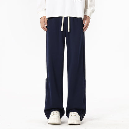Oversized Straight-leg Casual Pants