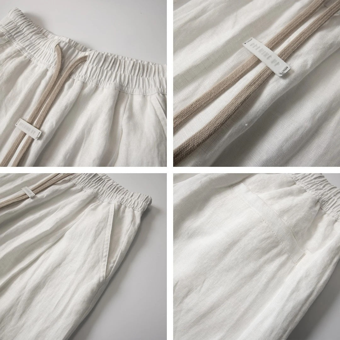 Solid-color Casual Wide-leg Pants Versatile And Trendy