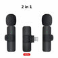 Microphone cravate sans fil : mini micro portable pour enregistrement audio et vidéo, compatible iPhone et Android. Batterie longue durée, idéal pour le direct (Live), le jeu vidéo et les créateurs de contenu.