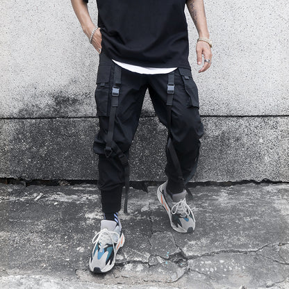 Men's Fashionable Pocketed Cargo Jogger Pants