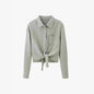 Chemise Courte à Nouer Aura - Style Urbain Décontracté