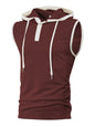 Men's Sleeveless Hooded Sports Vest