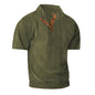 Men's Outdoor Casual Stand Collar Short-Sleeve Corduroy