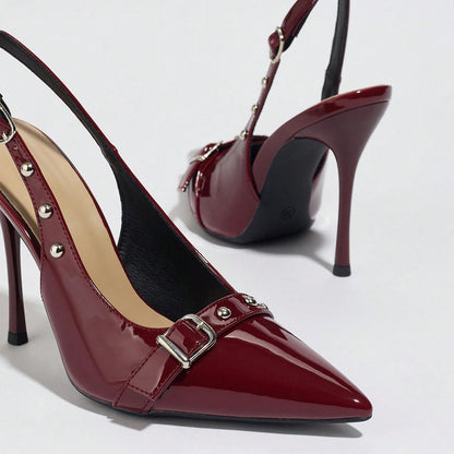 Escarpins confortables à bout pointu pour femme, polyvalents et élégants.