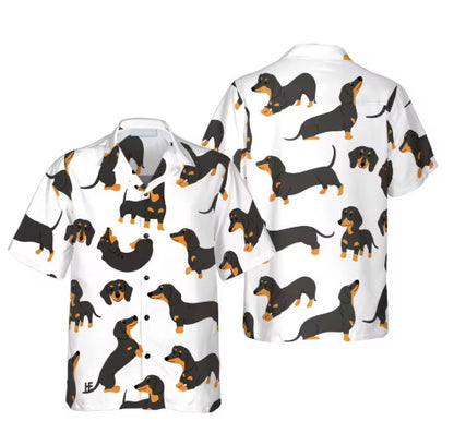 Dog Lover Casual Printed Shirt