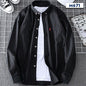 Springautumn Casual Thin Men's Plaid Shirt