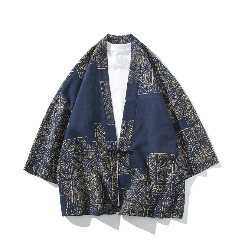 Chemise d'Été en Coton – Style Traditionnel Chinois Contemporain