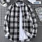 Springautumn Casual Thin Men's Plaid Shirt