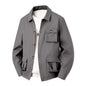 Solid Color Multi Pocket Workwear Waterproof Jacket