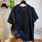 Summer Fashion Mens Breathable High-End Crew-Neck Top