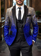 Men's Casual Loose-Fit Ombre Sequin Blazer