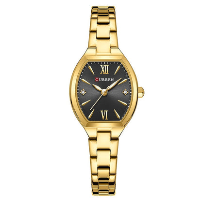 Montre Quartz Élégante pour Femme – Style Casual, Verre Minéral &amp; Finitions Alliage