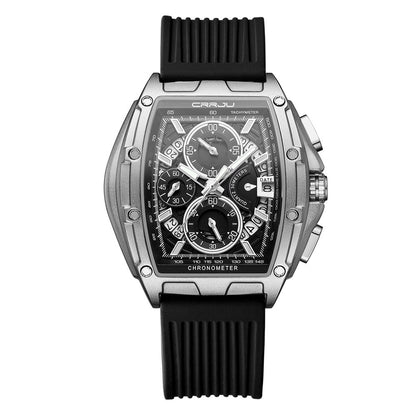Neutral Waterproof Tape Calendar Multifunction Mens Watch Quartz Watch