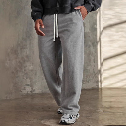 Men's Autumn American High-Street Straight-Leg Pants