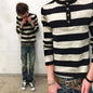 Printed Crewneck Sweatshirt Pullover Long-Sleeve T-Shirt