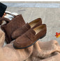 Chaussures plates décontractées pour femme, style britannique rétro.
