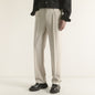 Loose-fit Casual Mens Straight-leg Suit Pants