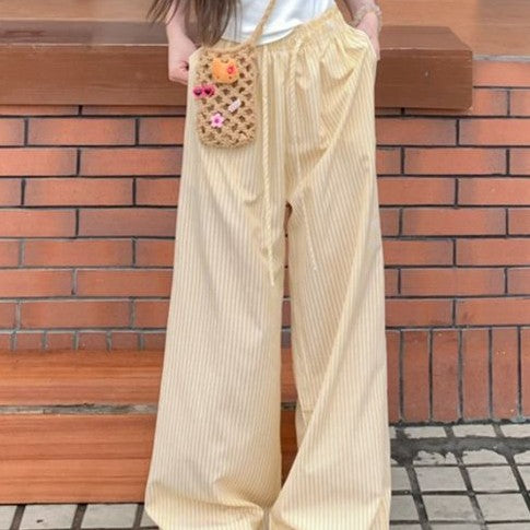 Ensemble pantalon large sans manches larges sans manches pour femmes