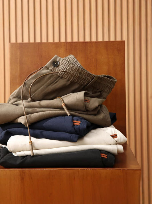 Spring Summer New Men's Linen Casual Pants