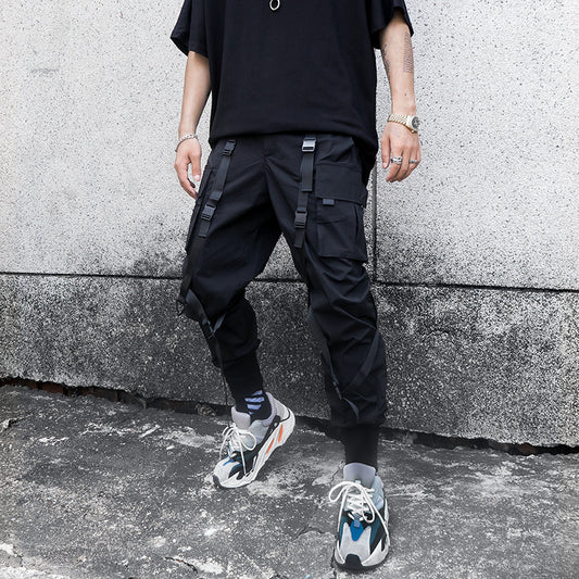 Men's Fashionable Pocketed Cargo Jogger Pants