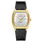 Dual-calendar Casual Leather Wristwatch Couples Watch