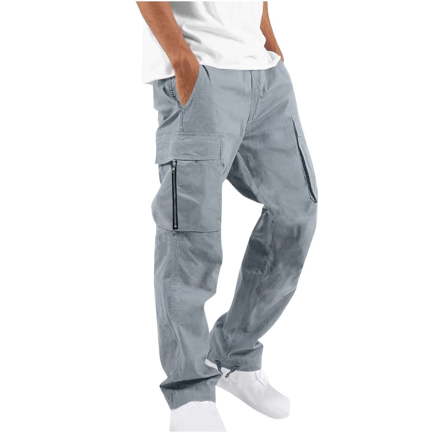 Men's Multi-Pocket Casual Work Trousers