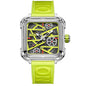 Fashion Mens Watch ONOLA Hollow Full Automatic Luxury Watches Men  Montre de luxe ONOLA pour homme : design squelette ajouré, mouvement entièrement automatique et style élégant
